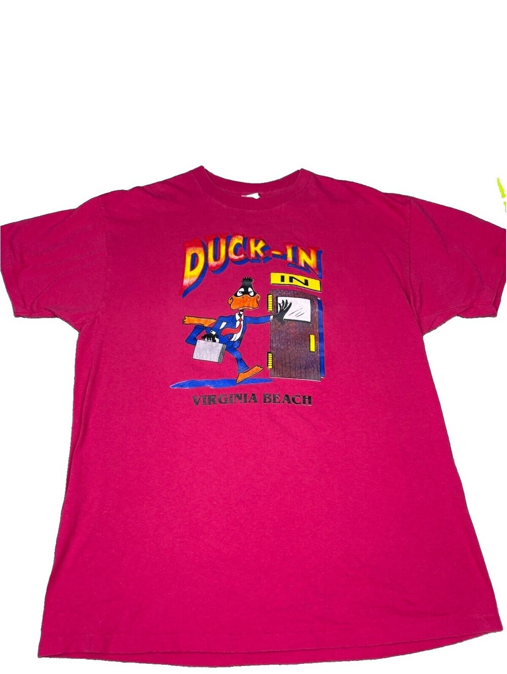 Vintage Duck-In Duck-Out Virginia Beach T-Shirt Men's XL Delta USA